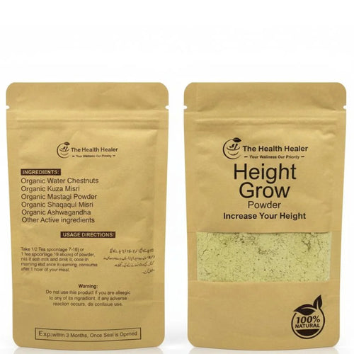 Health Healer Height Growth Powder 100g | Ayurvedic Herbal Supplement for Teens & Adults