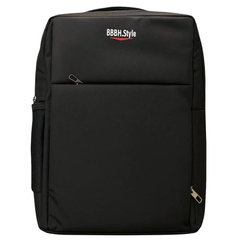 Slim Business Laptop Backpack | Lightweight Travel & Office Bag with Multi-Pockets | Black